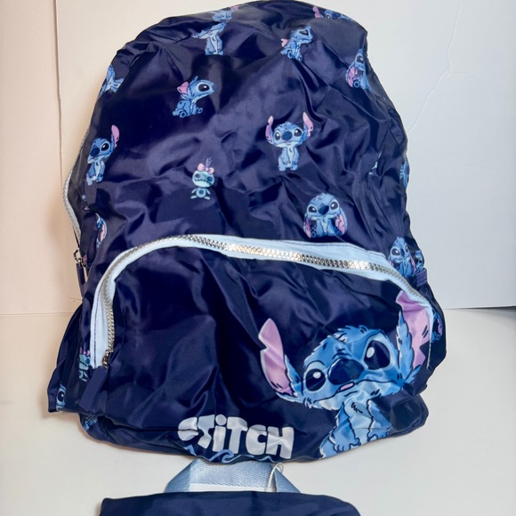 NWT. Disney Primark Stitch packable Backpack.